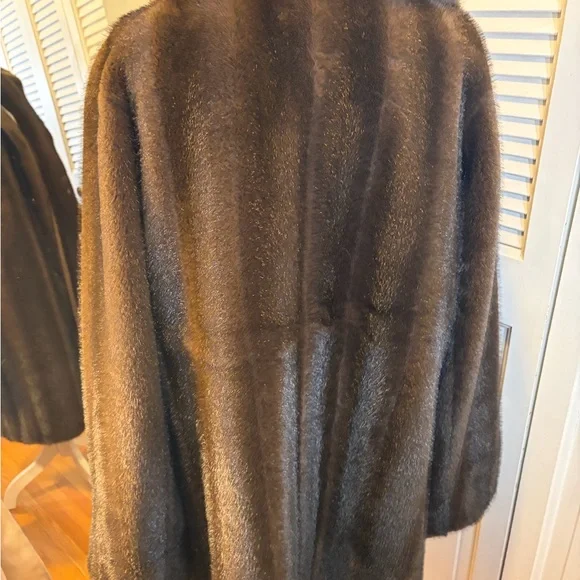 Classic Women's Brown Faux Fur Coat - Picture 2 of 12
